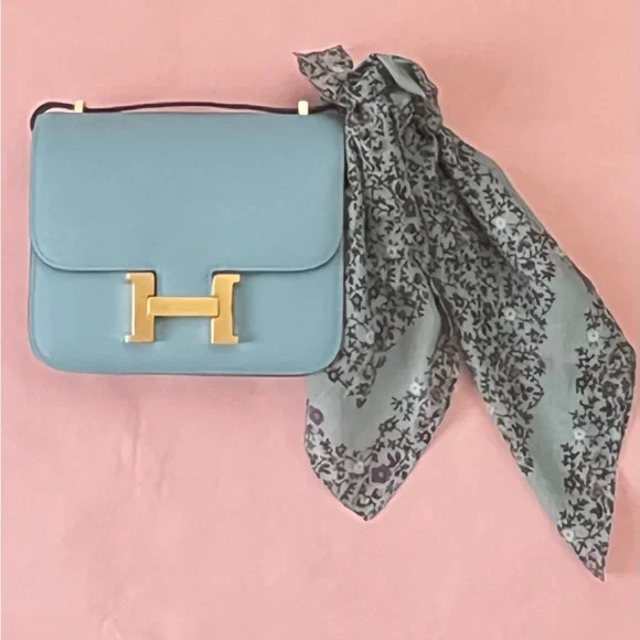 $25 or FREE Gentle Teal Madewell Organic Cotton Scarf Kerchief Floral Bandana - Picture 10 of 10